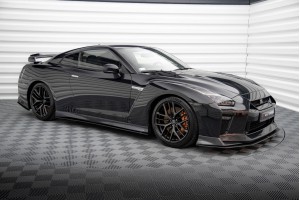 Street Pro Side Skirts Diffusers Nissan GTR R35 Facelift - Black Street Pro Side Skirts Diffusers Nissan GTR R35 Facelift - Black