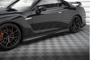 Street Pro Side Skirts Diffusers Nissan GTR R35 Facelift - Black Street Pro Side Skirts Diffusers Nissan GTR R35 Facelift - Black