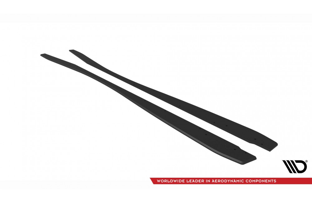 Street Pro Side Skirts Diffusers Nissan GTR R35 Facelift - Black Street Pro Side Skirts Diffusers Nissan GTR R35 Facelift - Black