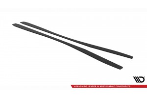 Street Pro Side Skirts Diffusers Nissan GTR R35 Facelift - Black-Red Street Pro Side Skirts Diffusers Nissan GTR R35 Facelift - Black-Red