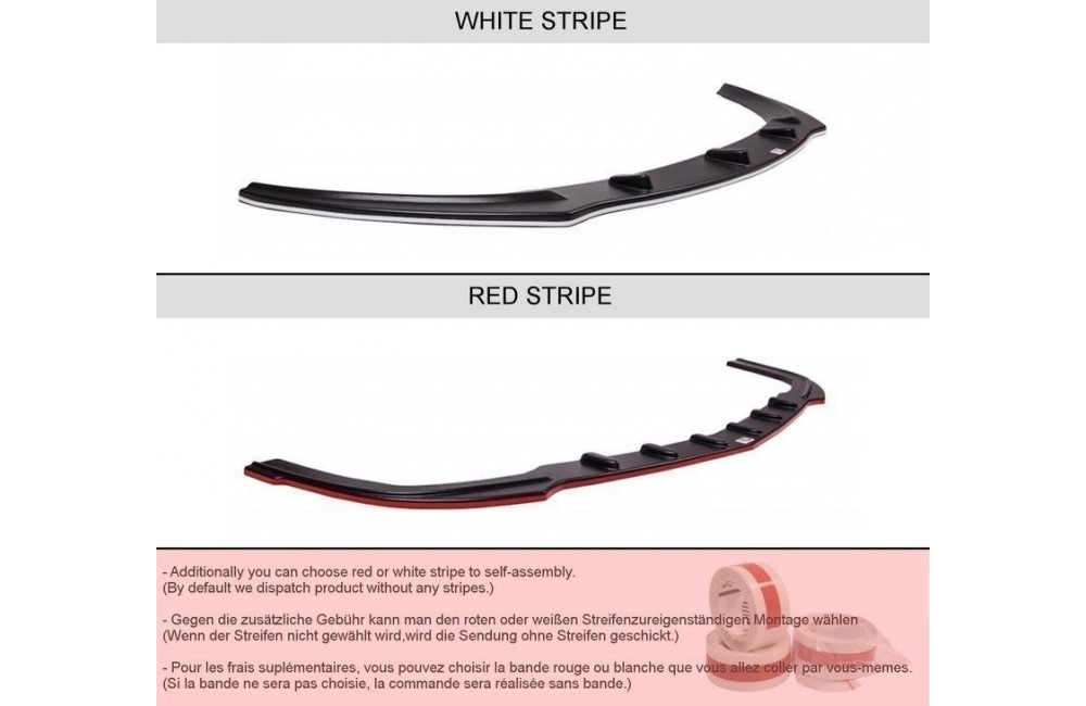 FRONT SPLITTER OPEL ASTRA H OPC / VXR NURBURG