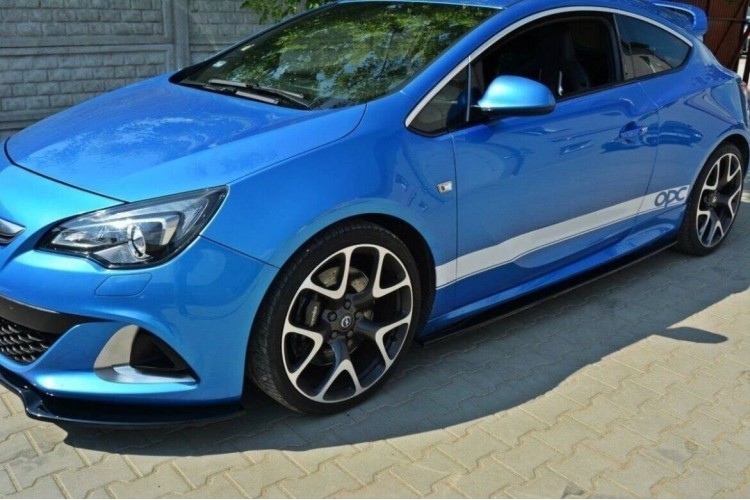 Side Skirts Diffusers Opel Astra OPC \/ VXR J