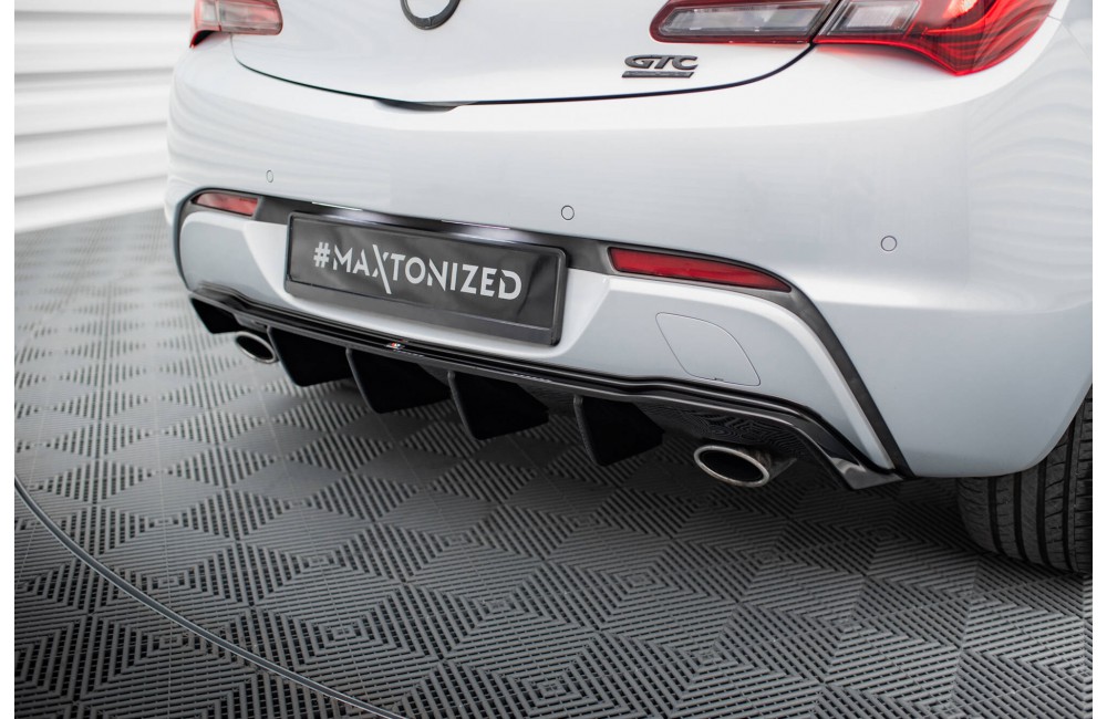 Rear Valance Opel Astra GTC OPC-Line J (Version with single exhausts on both sides)