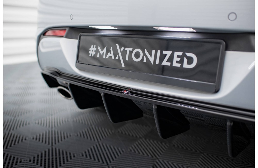 Rear Valance Opel Astra GTC OPC-Line J (Version with single exhausts on both sides)