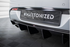Rear Valance Opel Astra GTC OPC-Line J (Version with single exhausts on both sides)