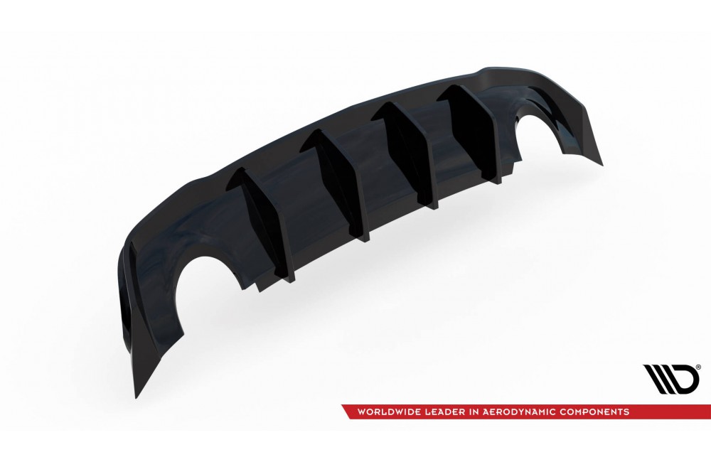 Rear Valance Opel Astra GTC OPC-Line J (Version with single exhausts on both sides)