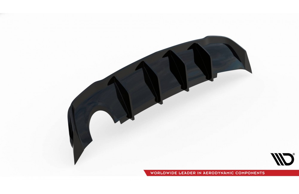 Rear Valance Opel Astra GTC OPC-Line J (Version with single exhaust on one side)