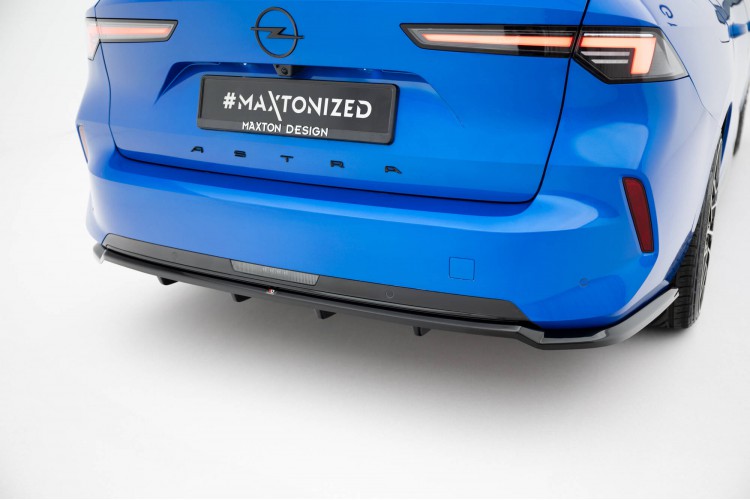 Πίσω Splitter (με κατακόρυφες ράβδους) Opel Astra Sports Tourer L (MK6)