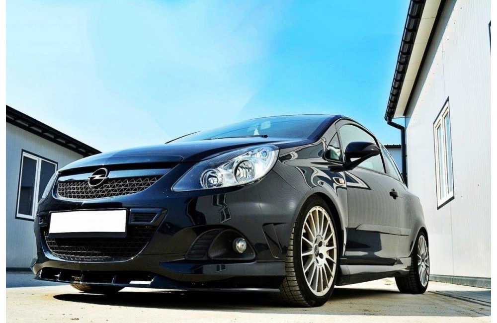 FRONT SPLITTER OPEL CORSA D NURBURG (FOR OPC / VXR BUMPER)