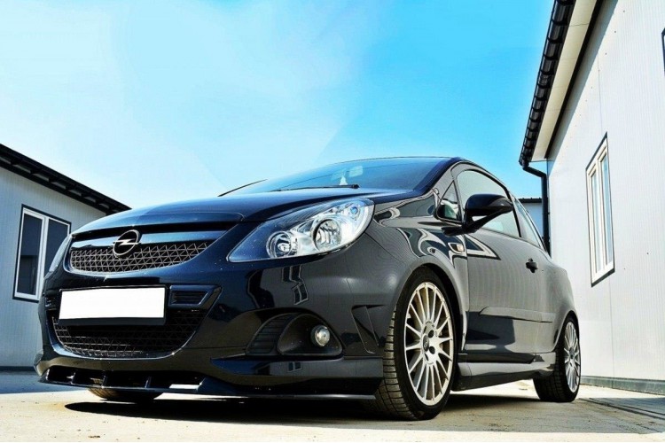 ΜΠΡΟΣΤΙΝΟ SPLITTER OPEL CORSA D NURBURG (ΓΙΑ OPC / VXR BUMPER)