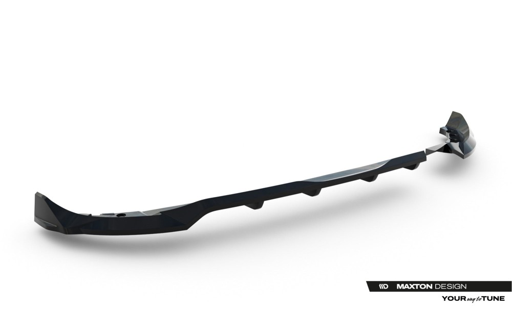 Rear Splitter (with vertical bars) Opel Corsa F Facelift (Mk6 Facelift)