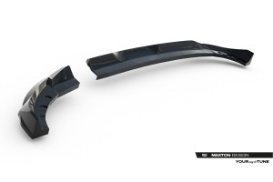 Rear Splitter (with vertical bars) Opel Corsa F Facelift (Mk6 Facelift)
