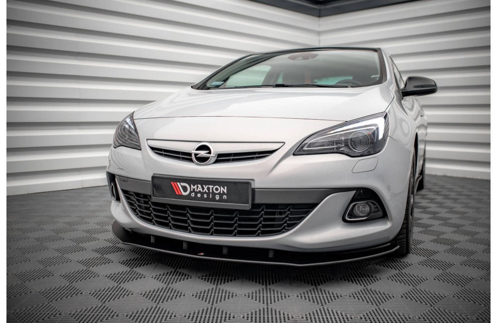 Street Pro Front Splitter Opel Astra GTC OPC-Line J - Black