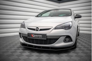 Street Pro Front Splitter Opel Astra GTC OPC-Line J - Black