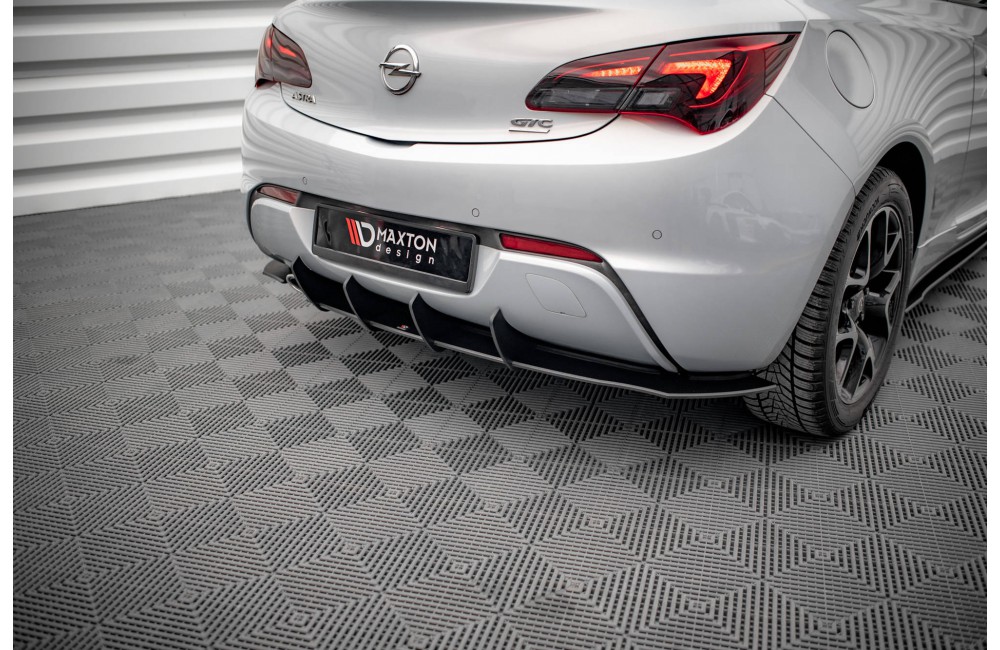 Street Pro Rear Diffuser Opel Astra GTC OPC-Line J - Black