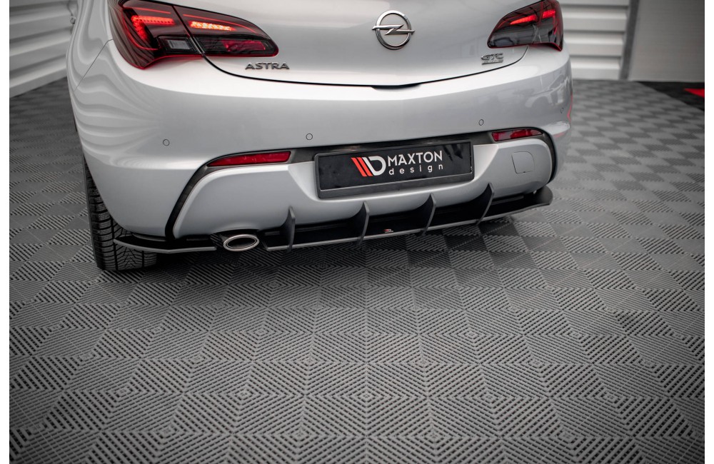 Street Pro Rear Diffuser Opel Astra GTC OPC-Line J - Black