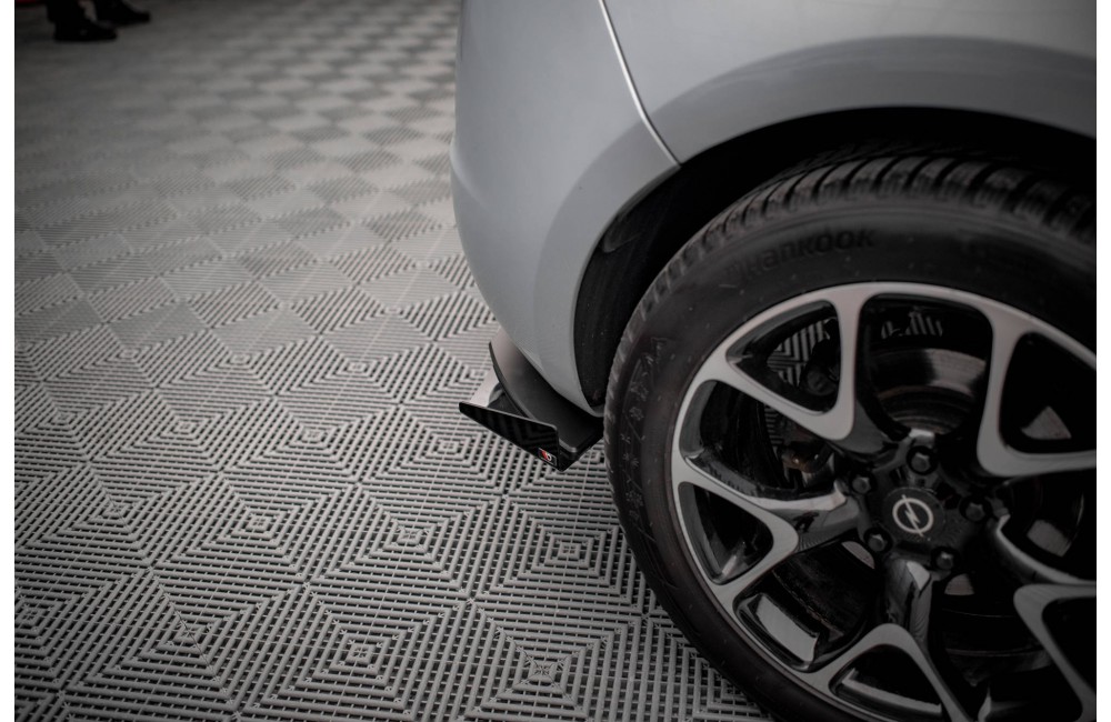 Street Pro Rear Valance + Flaps Opel Astra GTC OPC-Line J - Black + Gloss Flaps Street Pro Rear Valance + Flaps Opel Astra GTC OPC-Line J - Black + Gloss Flaps
