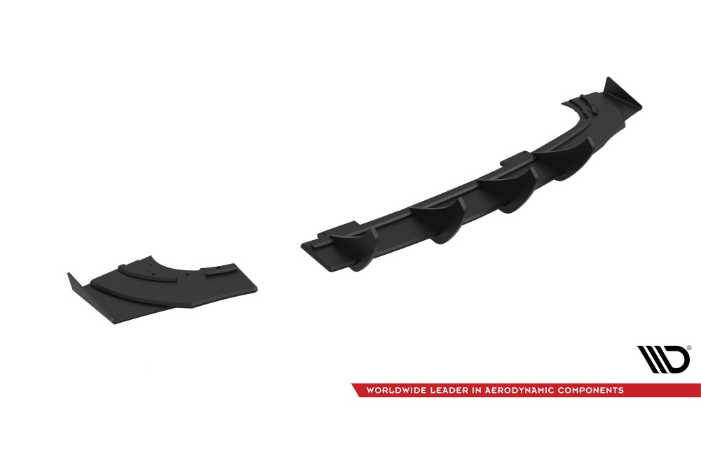 Street Pro Rear Valance + Flaps Opel Astra GTC OPC-Line J - Black + Gloss Flaps Street Pro Rear Valance + Flaps Opel Astra GTC OPC-Line J - Black + Gloss Flaps