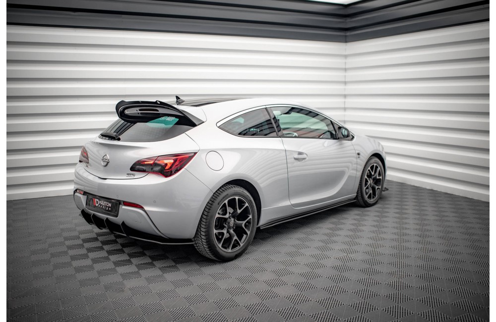 Street Pro Side Skirts Diffusers Opel Astra GTC OPC-Line J - Black