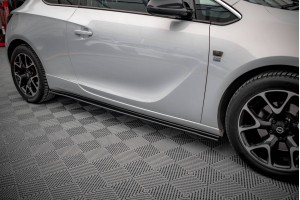 Street Pro Side Skirts Diffusers Opel Astra GTC OPC-Line J - Black