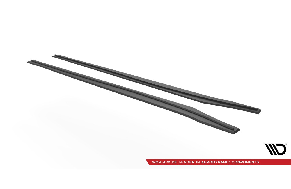 Street Pro Side Skirts Diffusers Opel Astra GTC OPC-Line J - Black