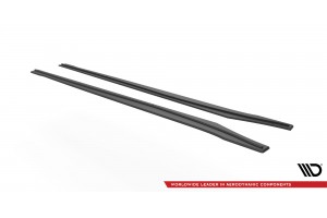 Street Pro Side Skirts Diffusers Opel Astra GTC OPC-Line J - Black