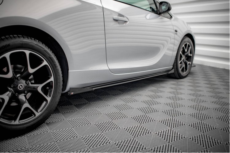 Street Pro Side Skirts Diffusers + Flaps Opel Astra GTC OPC-Line J