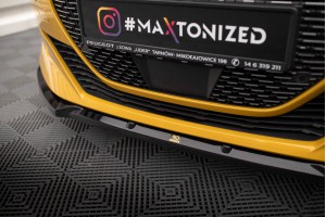 Front Splitter V.1 + Flaps Peugeot 208 GT Mk2
