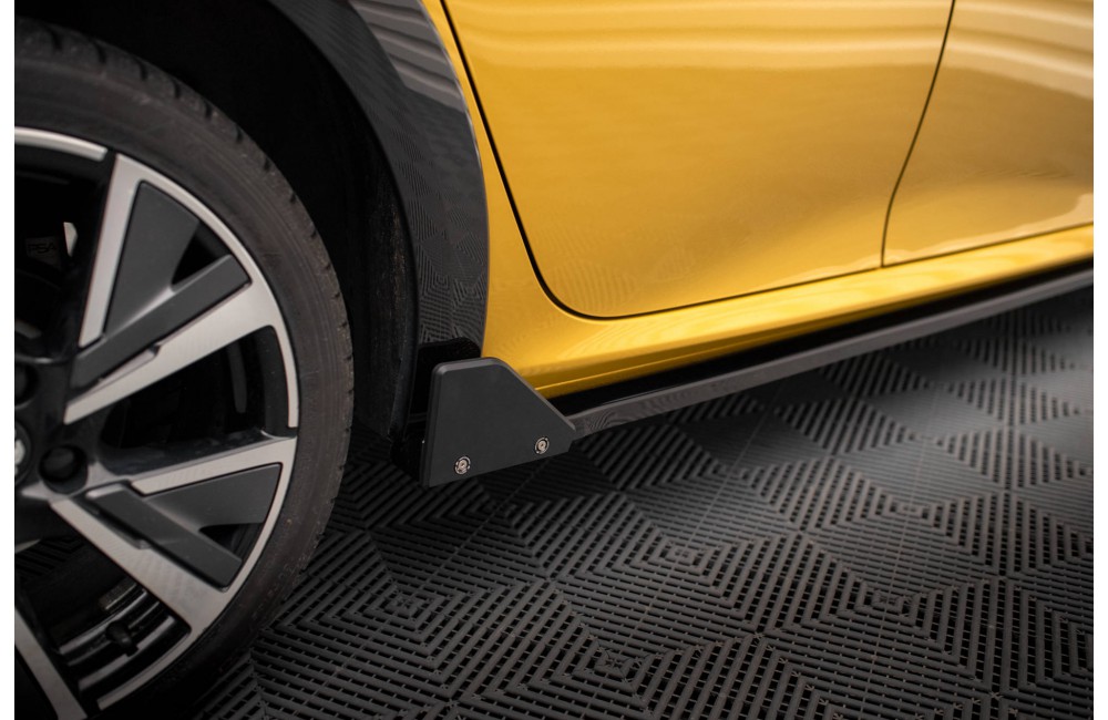 Side Skirts Diffusers + Flaps Peugeot 208 GT Mk2