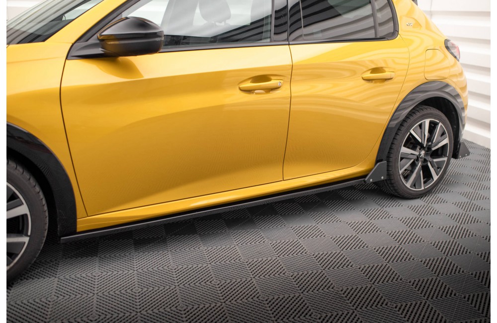 Side Skirts Diffusers + Flaps Peugeot 208 GT Mk2