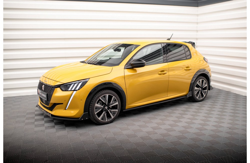 Side Skirts Diffusers + Flaps Peugeot 208 GT Mk2