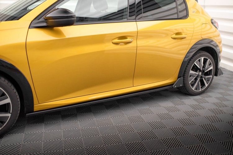 Πλευρικές Skirts Diffusers + Flaps Peugeot 208 GT Mk2