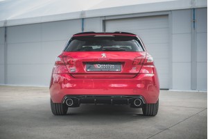 Rear Valance + Exhaust Ends Imitation Peugeot 308 GT Mk2 Facelift