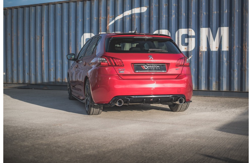 Rear Side Splitters Peugeot 308 GT Mk2 Facelift