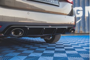 Rear Valance + Exhaust Ends Imitation Peugeot 308 SW Mk2