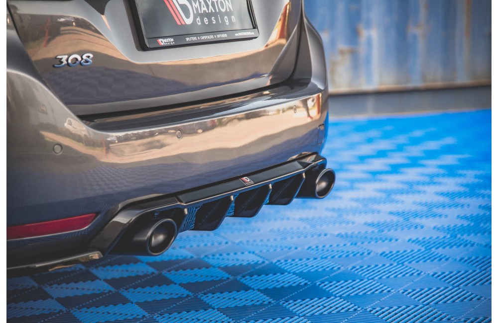 Rear Valance + Exhaust Ends Imitation Peugeot 308 SW Mk2