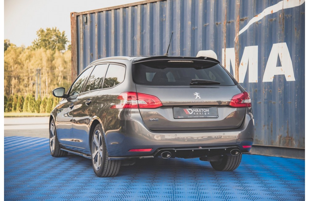 Rear Valance + Exhaust Ends Imitation Peugeot 308 SW Mk2