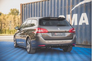 Rear Valance + Exhaust Ends Imitation Peugeot 308 SW Mk2