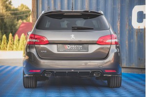 Rear Valance + Exhaust Ends Imitation Peugeot 308 SW Mk2