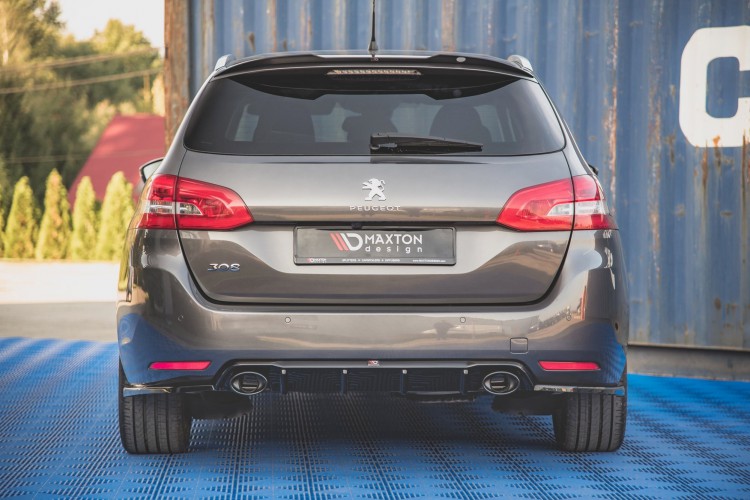Πίσω Βαθμίδα + Μίμηση Εξάτμισης Peugeot 308 SW Mk2