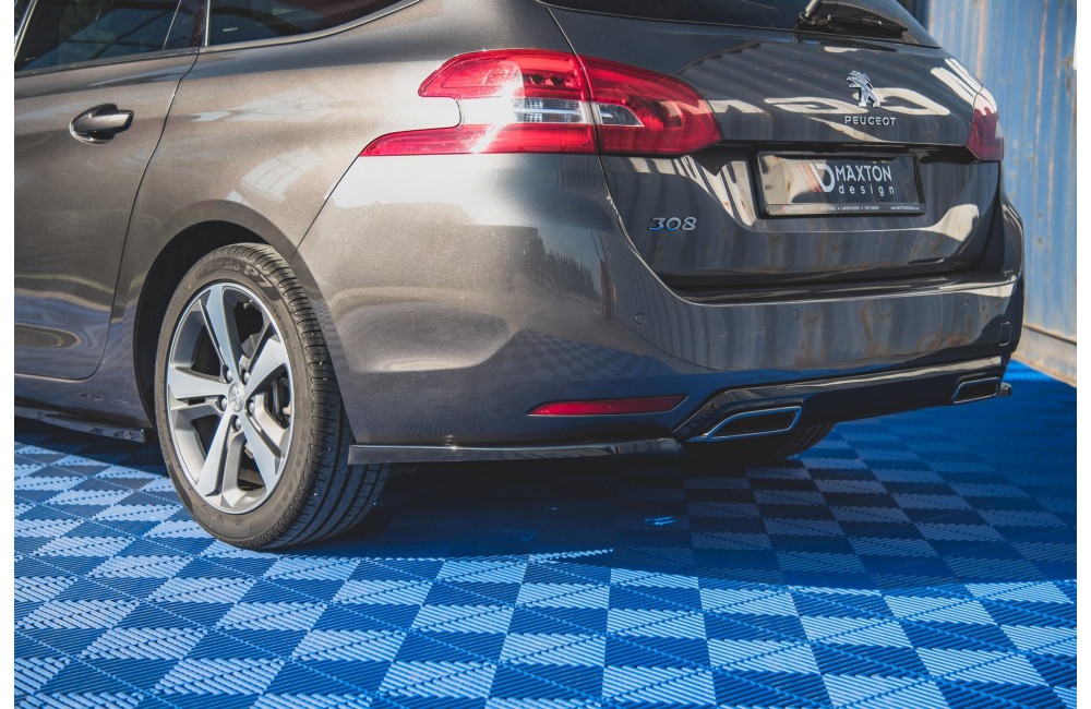 Rear Side Splitters Peugeot 308 SW Mk2