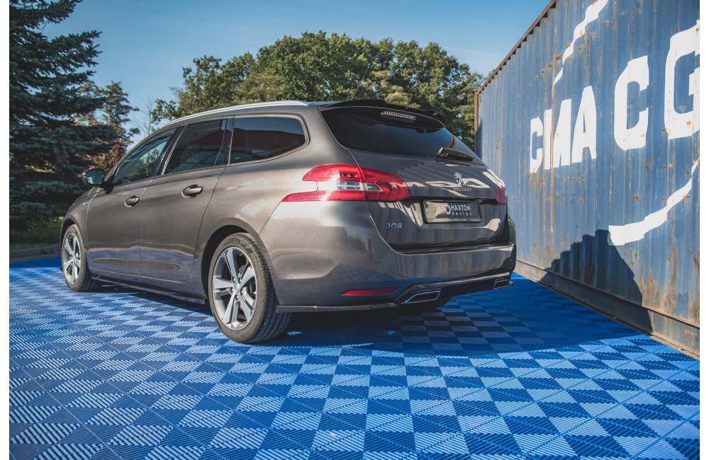 Rear Side Splitters Peugeot 308 SW Mk2