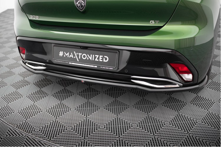 Πίσω Splitter (με κατακόρυφες ράβδους) Peugeot 308 GT Hatchback Mk3