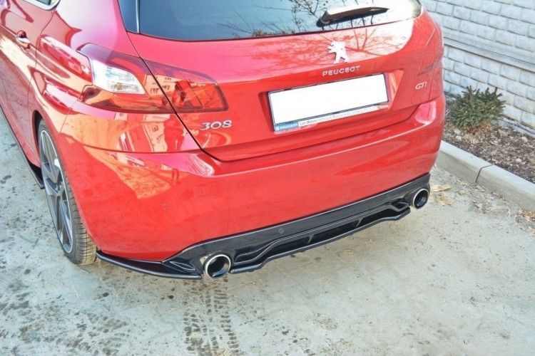 Πίσω Splitter PEUGEOT 308 II GTI (με κάθετες ράβδους)