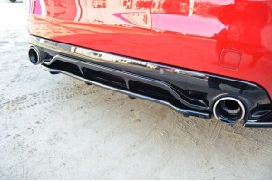 Rear Splitter PEUGEOT 308 II GTI (with vertical bars)