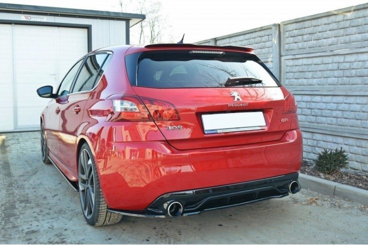 Πίσω Splitter PEUGEOT 308 II GTI (χωρίς κάθετες ράβδους)