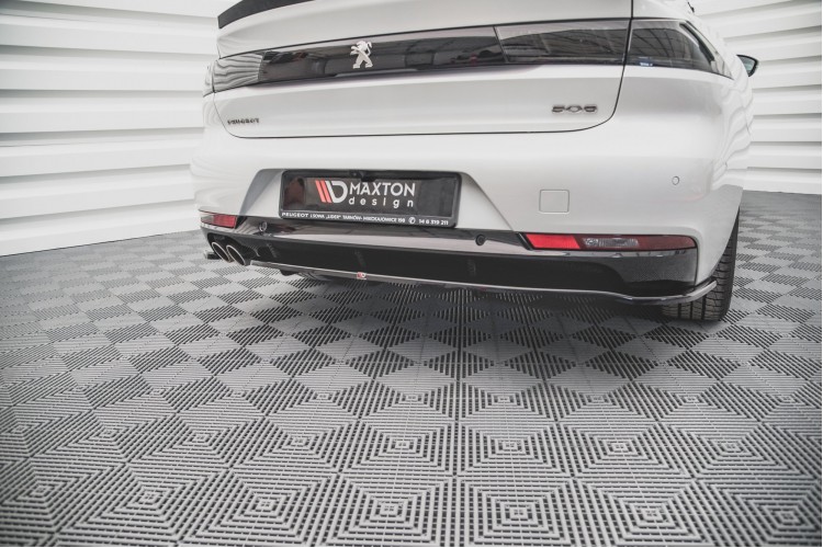 Πίσω Splitter (με κάθετους στύλους) Peugeot 508 Diesel Mk2