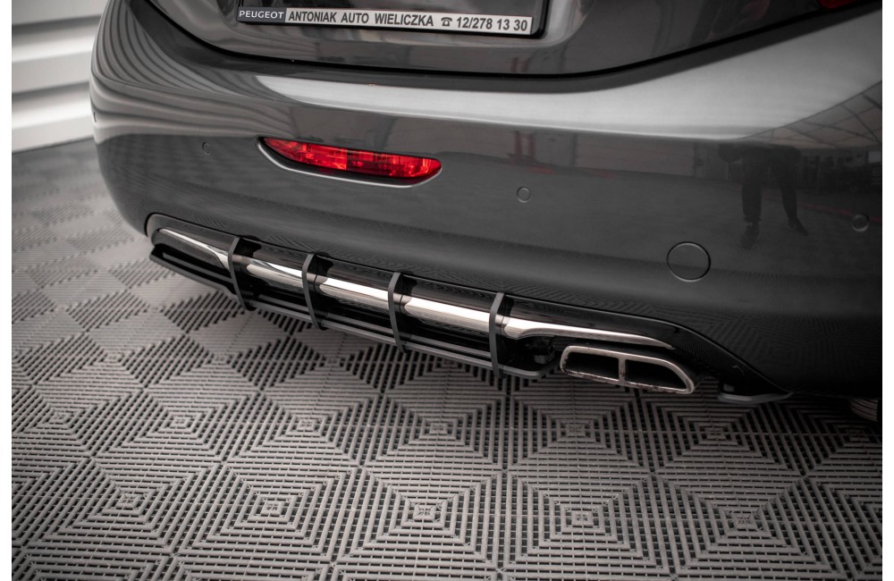 Street Pro Rear Diffuser Peugeot 208 GTi Mk1 - Black