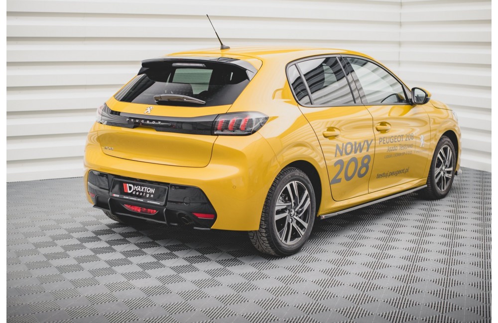 Street Pro Rear Diffuser Peugeot 208 Mk2 - Black