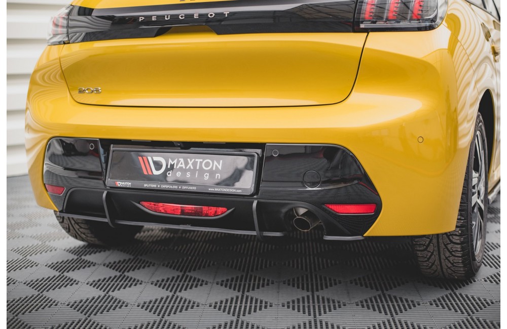 Street Pro Rear Diffuser Peugeot 208 Mk2 - Black